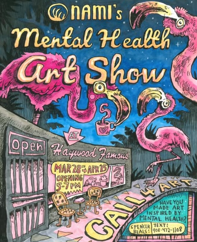 ON VIEW 3/28-4/25: NAMI's Mental Health Art Show